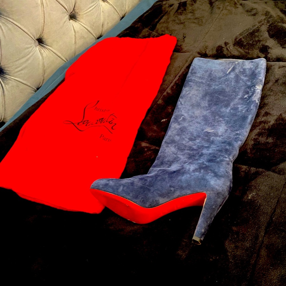 Christian Louboutin heel boots!